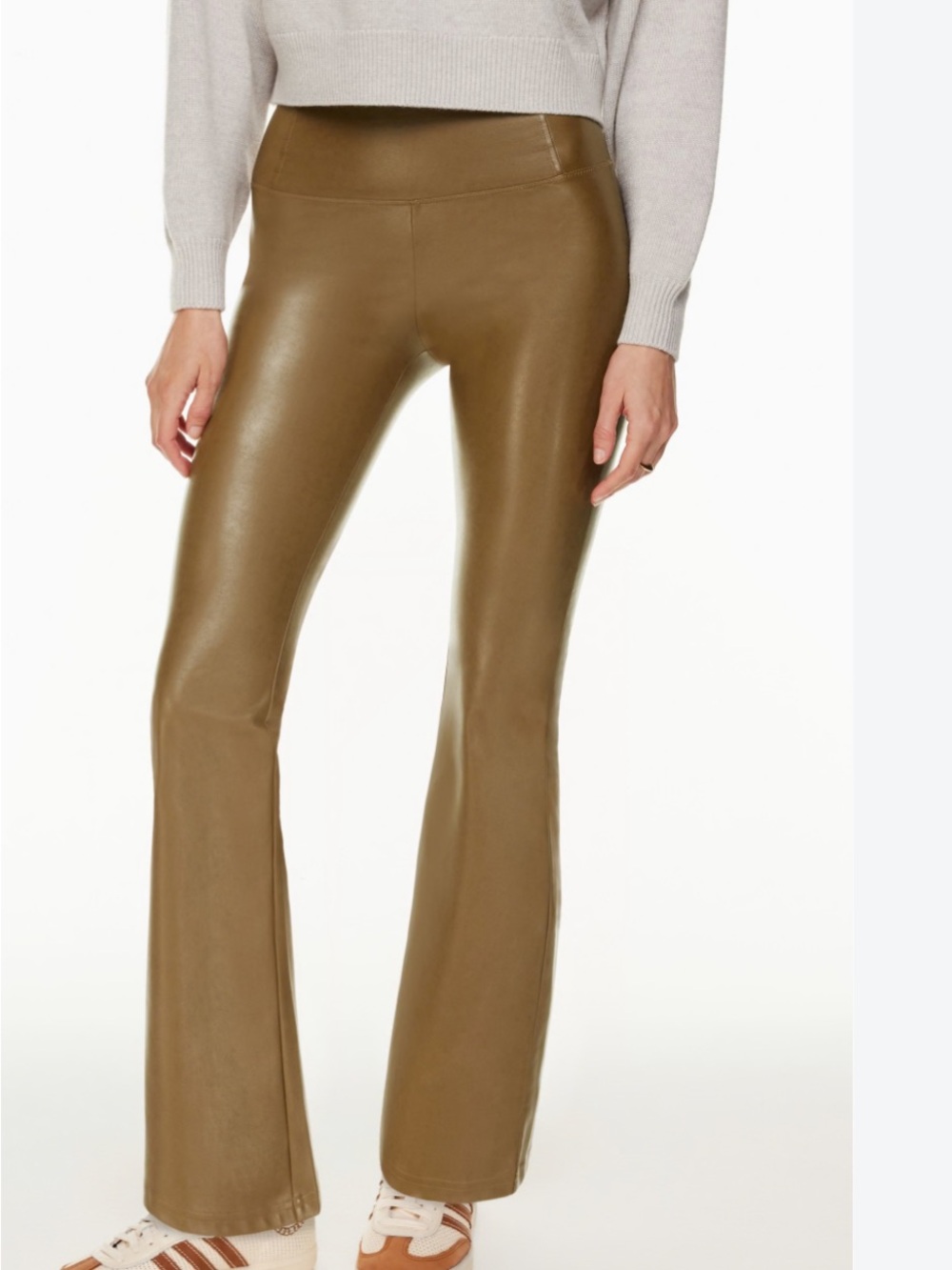 Aritzia Daria Flare Pant — Olive